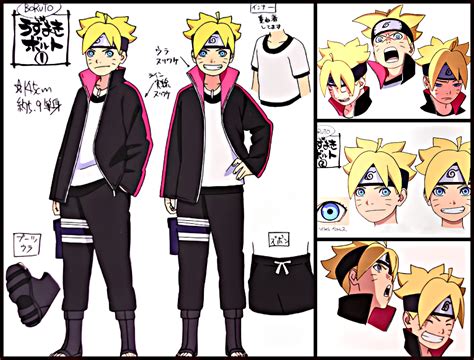 Boruto Naruto The Movie Artwork And Character Designs On