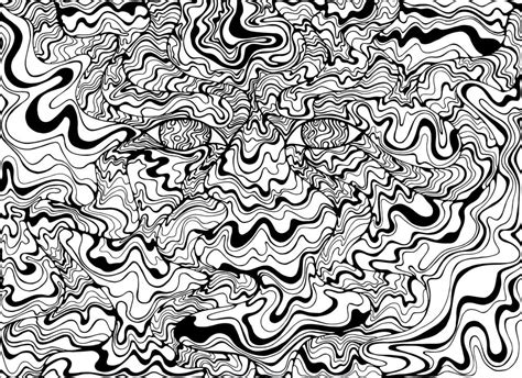 trippy psychedelic coloring pages  printable coloring pages