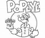 Popeye Olive Ausmalbilder Ausmalbild Getcolorings sketch template