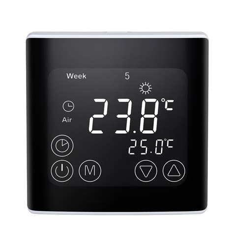 smart thermostat digital temperature controller lcd display programmable electric floor heating