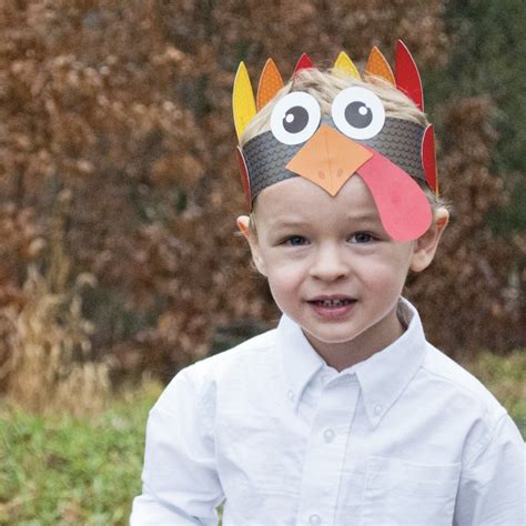 thankful turkey hat craft  kids sassy steals thanksgiving