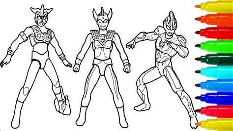 ultraman leo ginga taro coloring pages colouring pages  kids