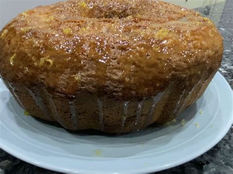 lemon glaze confectioners sugar cake food
