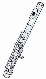 Flute Piccolo sketch template