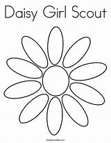 Daisy Girl Scout Coloring Scouts Pages Petals Twistynoodle Daisies Print sketch template