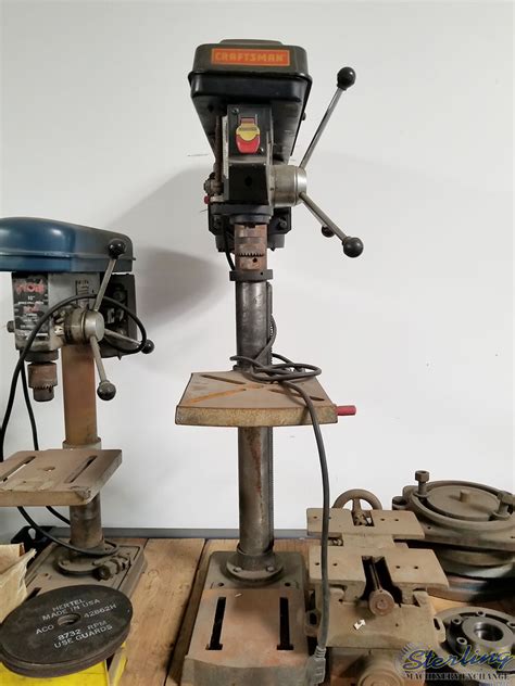 craftsman bench top drill press floor type heavy duty drills sterling machinery