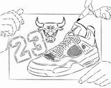Coloring Chicago Designlooter Shoes Pages Nba Bull Basketball Printables Enjoy sketch template
