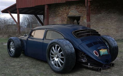awesome riding vw bugs hotrods vw beetles volkswagen hotrods big wheels cars rats rods