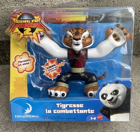 Dreamworks Kung Fu Panda 2 Fierce Fighting Tigress 2010 Mattel Spanish