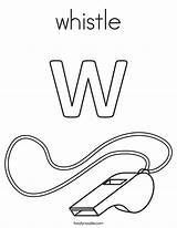 Coloring Whistle Built California Usa Print Twistynoodle sketch template