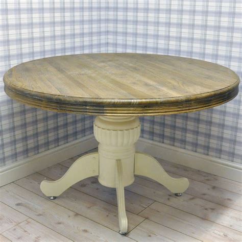 antique cream  dining table