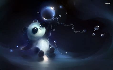 Cute Purple Panda Wallpapers Wallpaper Cave