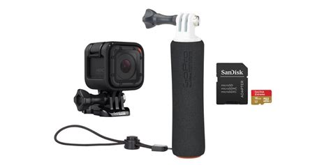 amazon offers  gopro hero session action camera   floaty handle gb microsd card
