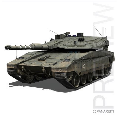 Merkava Iv Battle Tank 3ds