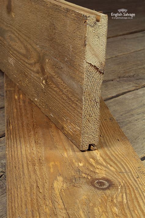 reclaimed tongue groove pine plank flooring