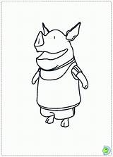 Coloring Olivia Pig Pages Dinokids Books Library Clipart Close Cartoon sketch template