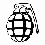 Clipart Hand Bomb Grenade Drawing Webstockreview Collection sketch template