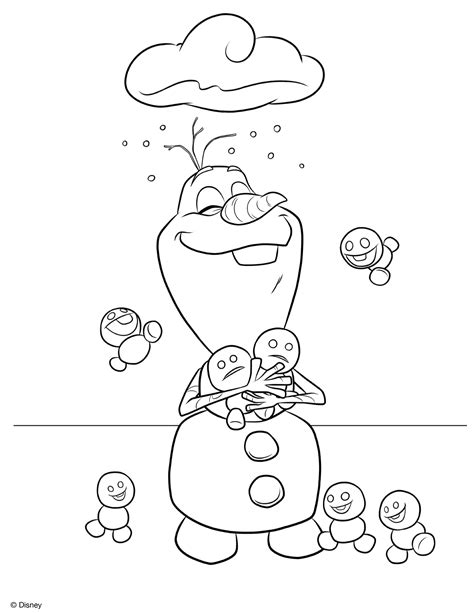 frozen coloring pictures olaf png