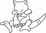 Abra Pokemon Coloring Pages Categories Cartoon Coloringonly sketch template