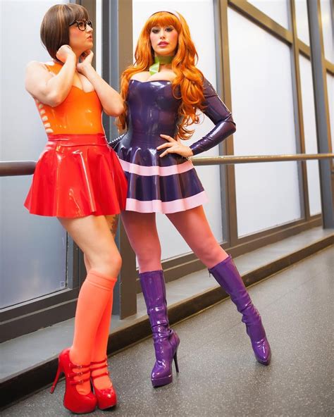 lottie starr as velma and polly plays as daphne from scooby