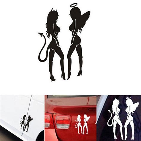 2017 Sexy Girl Car Styling Sticker On Car Reflective Waterproof Vinyl