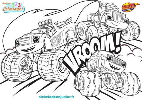 blaze   monster machines coloring pages monster truck coloring