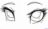 Eyes Anime Drawing Girl Draw Cute Step Easy Manga Eye Coloring Beginners Drawings Chibi Pages Girls Japanese Cartoon Background Female sketch template
