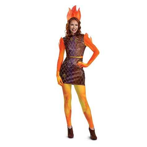 ember deluxe costume  adults  disguise elemental shopdisney