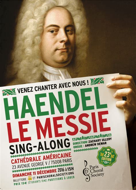 handels messiah sing  paris choral society pcs