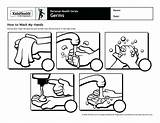 Hands Washing Hand Handwashing Kids Sequence Kindergarten Printable Sequencing Hygiene Grade Brushing Teeth Google Colouring Teach Housview Germs Reviewed Db sketch template