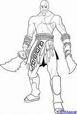 Kratos Desenhar Colorear Como Desenho Cratos Getcolorings Coloringcity sketch template