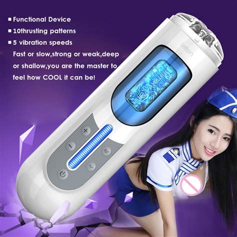 Automatic Male Masturbator Aircraft Cup Telescopic Usb Rechargeable