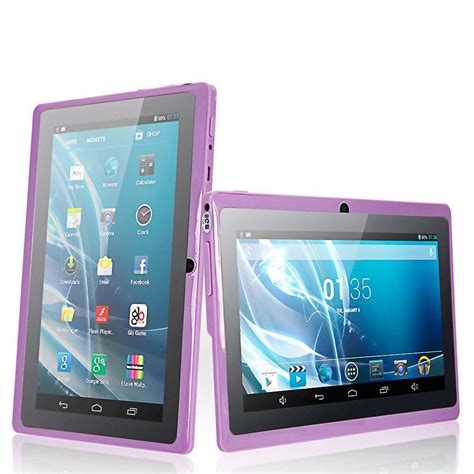 android  tablet pc quad core wifi dual camera  purple