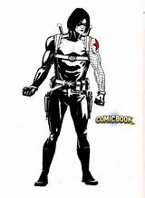 Soldier Winter Coloring Pages Comic Look Book Marvel Comics Redesign Captain America Solider Color Print Gets Rudy Bucky Barnes Match sketch template
