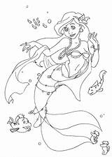 Ariel Coloring Pages Book Christmas Colouring Eric Print Disney Melody Kids Mermaid Princess Little Library Clipart Characters Comments Template sketch template