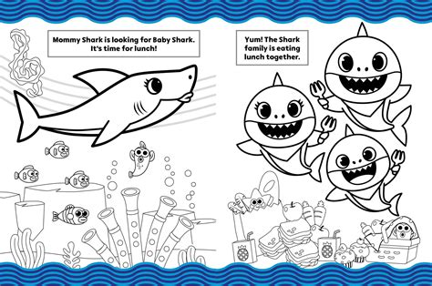 daddy shark coloring pages shark coloring pages printable