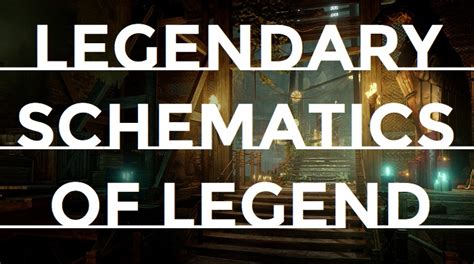 legendary schematics  legend  dragon age inquisition nexus mods  community