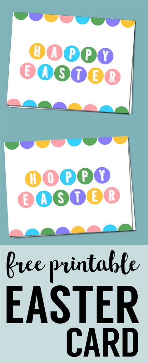 happy easter cards printable  paper trail design