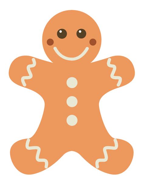 gingerbread man templates gift  curiosity