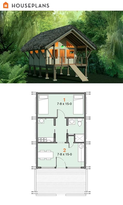 grid jungle shelter plan   sft vacation house plans beautiful house plans