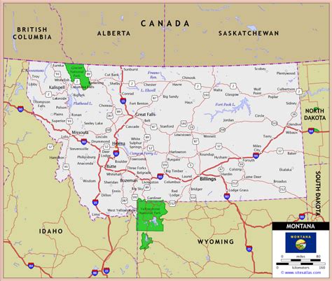 map  montana highways map   hampshire