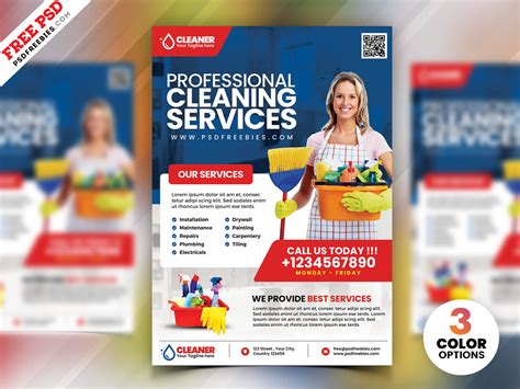 cleaning service flyer psd psdfreebiescom