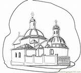 Coloring Ukraine Pages Church Kiev Kids Coloringpages101 Printable Countries Color Colouring School sketch template