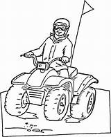 Atv Coloring Pages Wheeler Snowmobile Printable Ski Color Doo Four Three Riding Drawing Boys Online Arctic Cat Getcolorings Sketch Print sketch template