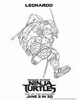 Ninja Coloring Turtles Pages Mutant Teenage Movie Turtle Tmnt Print Leonardo Shadows Rise Head Drawing Kids Printable Color Sheets Search sketch template