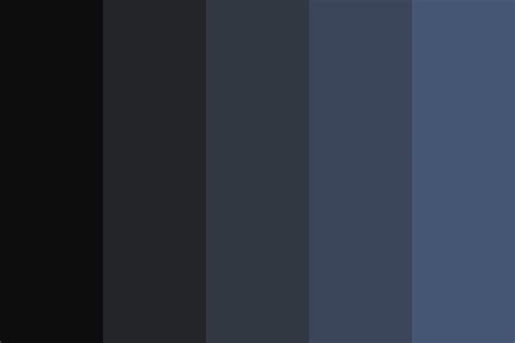 Black And Blue Color Palette