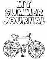 Journal Printable Summer Crafts Kids Allfreekidscrafts Coloring Easy Pages sketch template