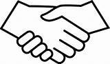 Handshake Partnerships Respectful Pinclipart sketch template