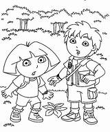 Dora Coloring Diego Explorer Pages Forest Color Netart Procoloring Search Again Bar Case Looking Don Print Use Find sketch template