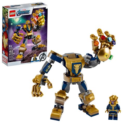 lego marvel avengers thanos mech  action building toy  thanos